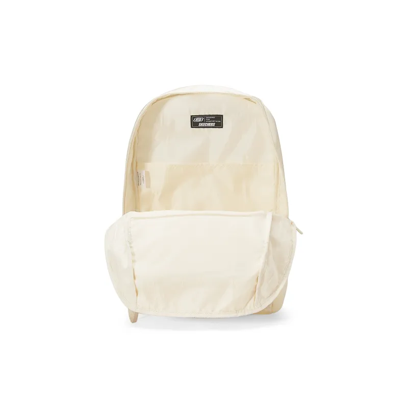 Skechers Fabric Big Eyes Backpack Regular Unisex Light Sand Yellow, Large Eyes Stickers Packaged Individually-2