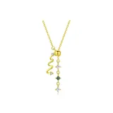 Christmas Trees Necklace[Yellow]