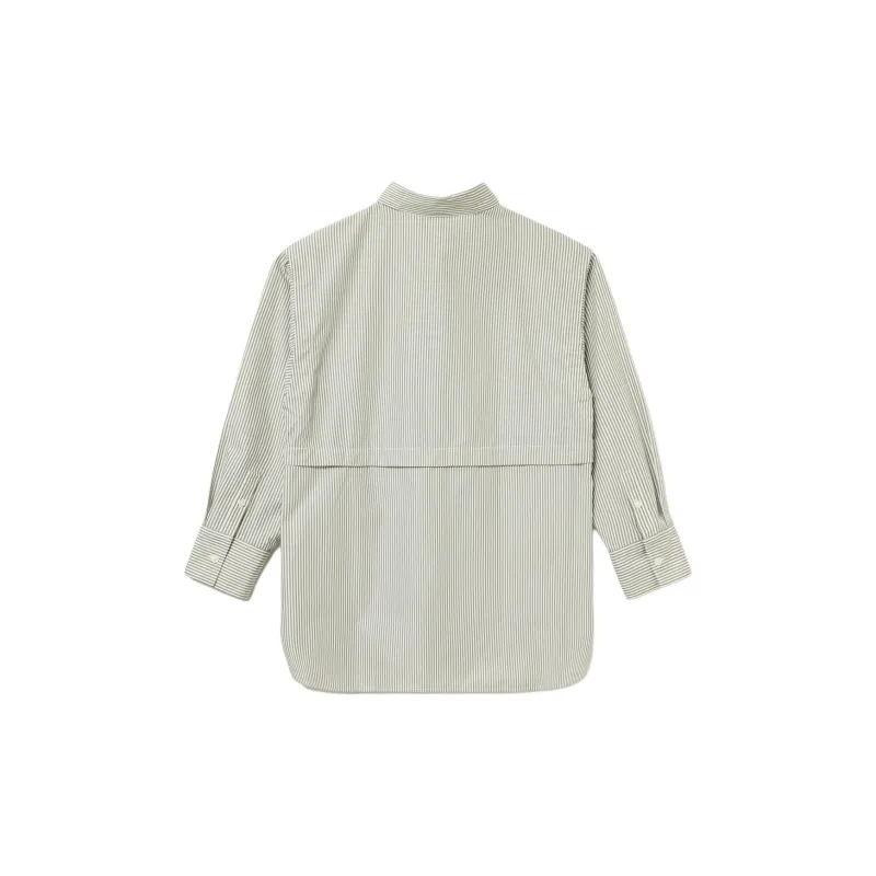 LACOSTE Shirt Women's Khaki Green-1
