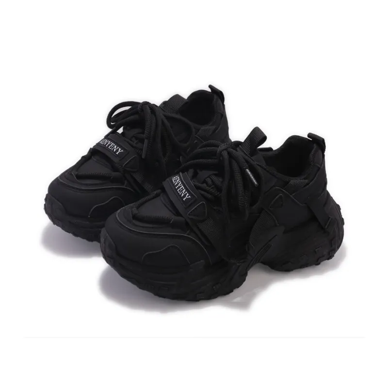 SNXR Anti-Slip Wear-Resistant Waterproof And Breathable Low-Top Chunky Sneakers Women's Beige-127