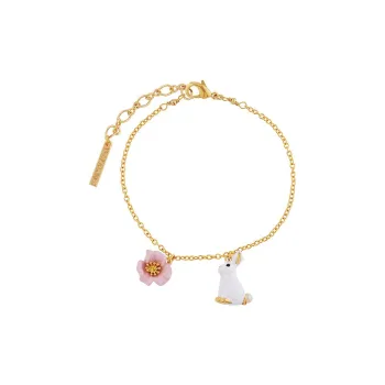 LES NEREIDES Gold Plated Brass, Handcrafted Enamel Bracelets Women's Gold
