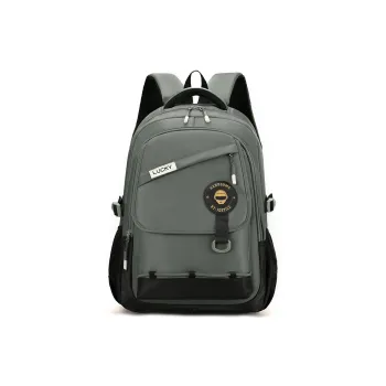 LUVISTRUE Nylon Backpack And Laptop Bag Regular Men's Dark Gray/Light Gray/White/Dark Blue/Khaki