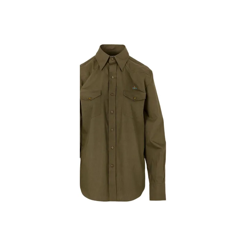 Vivienne Westwood Shirt Women's Olive Green-4