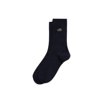 LACOSTE Mid Calf Socks Women's 1 Pack Marine Blue