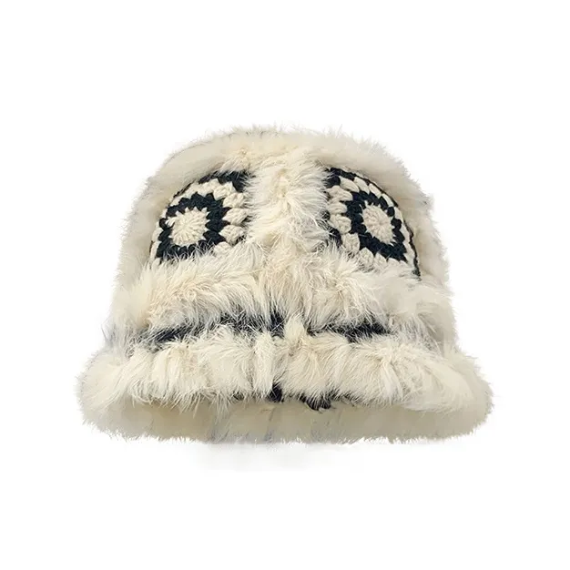 Lanza Rabbit Fur Beanies Women's-0