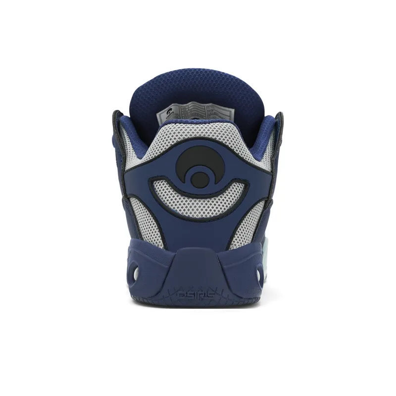 OSIRIS Cushioning Coverage Height Increasing Wear Resistant Slip Resistant Low Top Skateboard Shoes Unisex Marine Blue-3