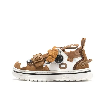 OETZI Ultra light Series 1 Skateboard Shoes Unisex Low Top White Brown