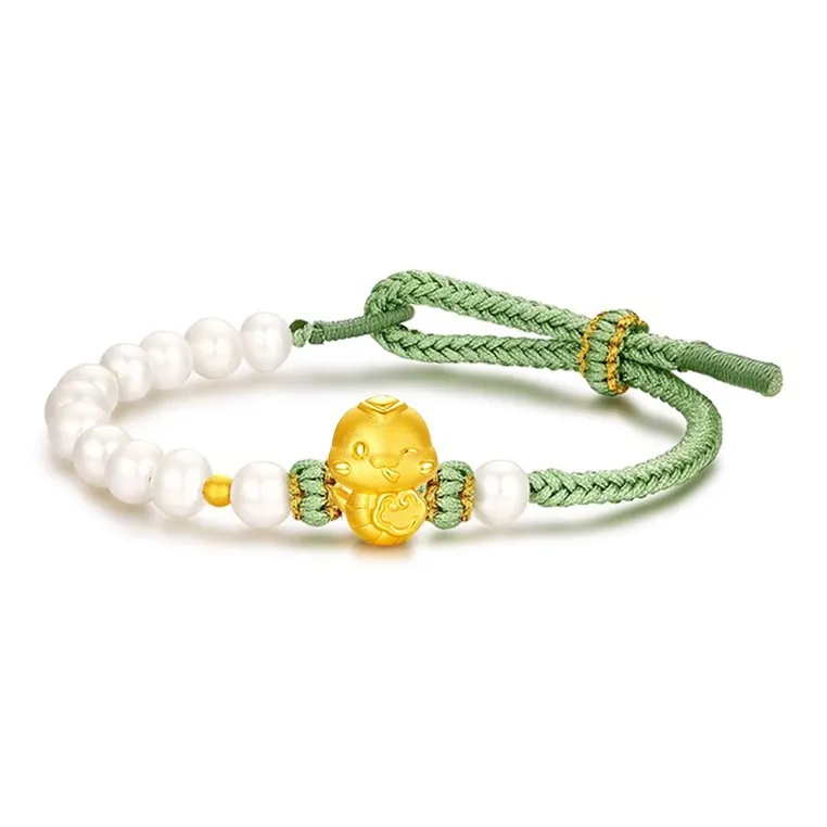 Qing Yi Gold Bracelet Unisex-8