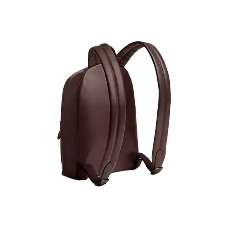 COACH Leather Backpack Trumpets Men's Brown-1