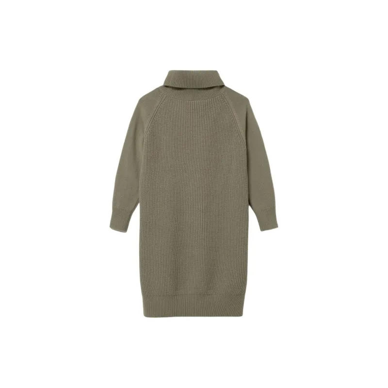LACOSTE Long Sleeved Dresses Women's Khaki-1