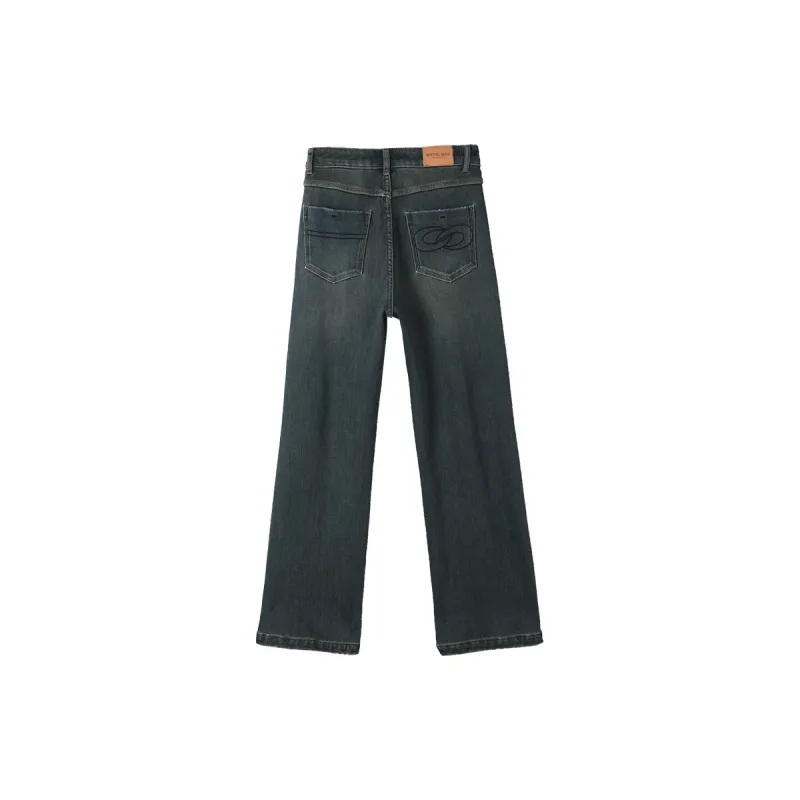 HIPPIEMISS Jeans Women's Blue Gray-1