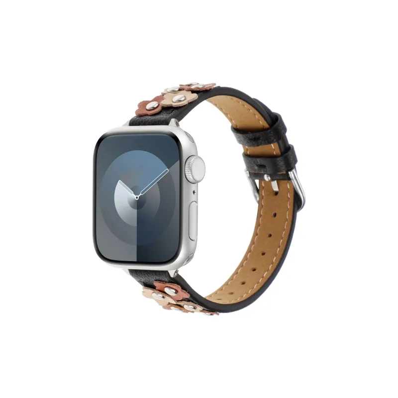 Vobafe Apple Compatibility Watch Band 44mm Genuine Leather Material-10
