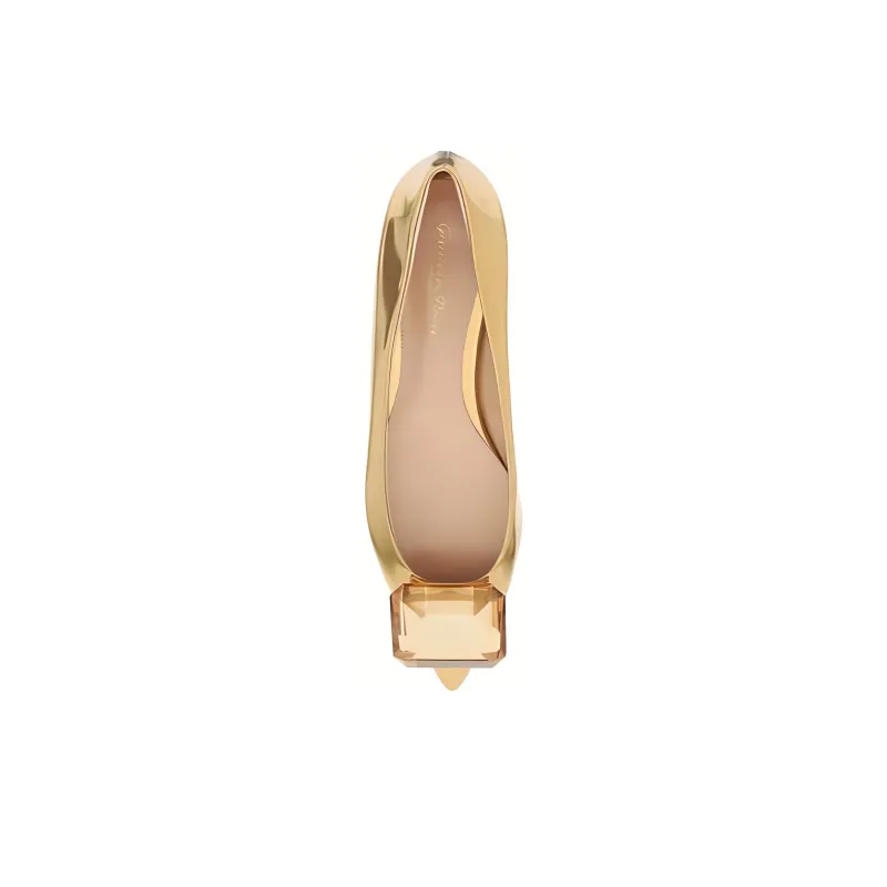 GIANVITO ROSSI Casual Single Shoes Women's Yellow-4