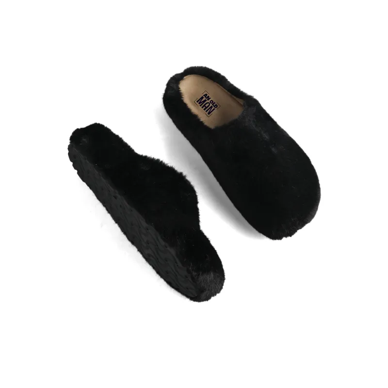 An Old Man Quiet Abrasion Resistant Wrap toe Slippers Women's-7