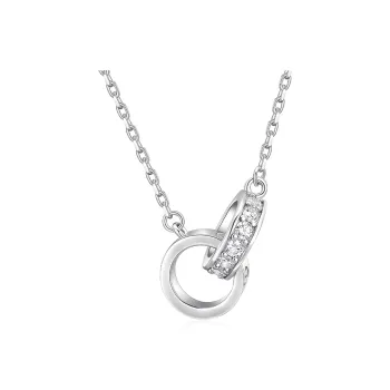 KADER 925 Sterling Silver Necklaces Women's Silver Box