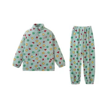 QINZUIMAO x SHINCHAN Pajama Set Women's Sky Blue