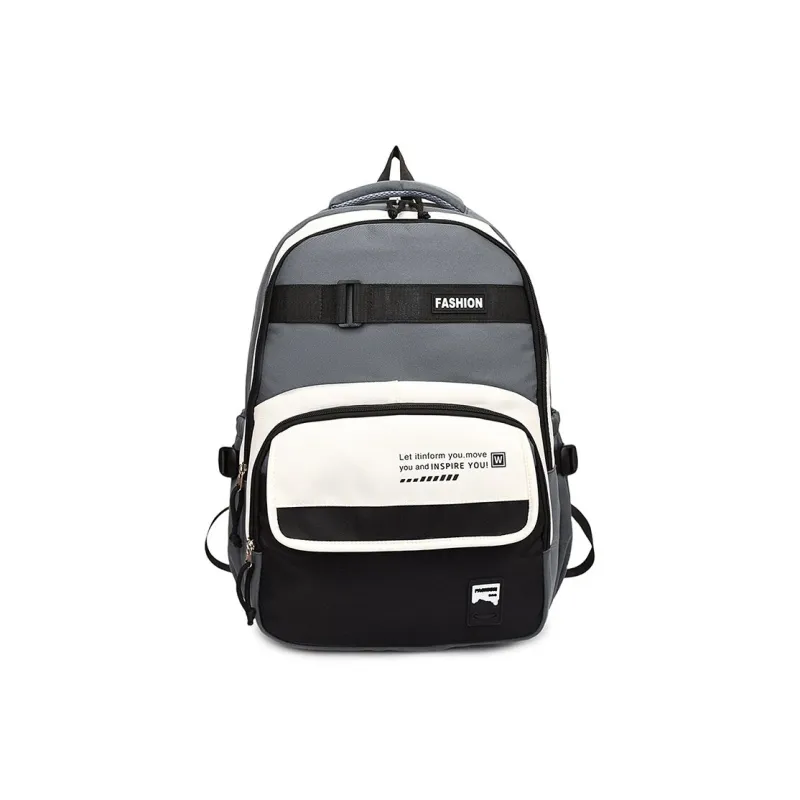 LUVISTRUE Oxford Backpack Unisex Gray/Black/Purple/Lake Blue/Dark Blue-4