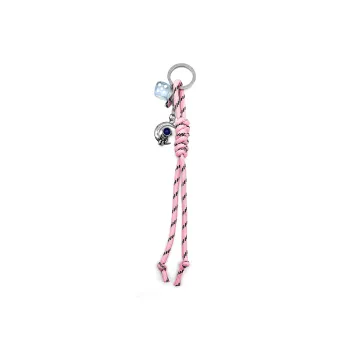 DAP Acrylic Titanium Steel Nylon Keychains Unisex Silver