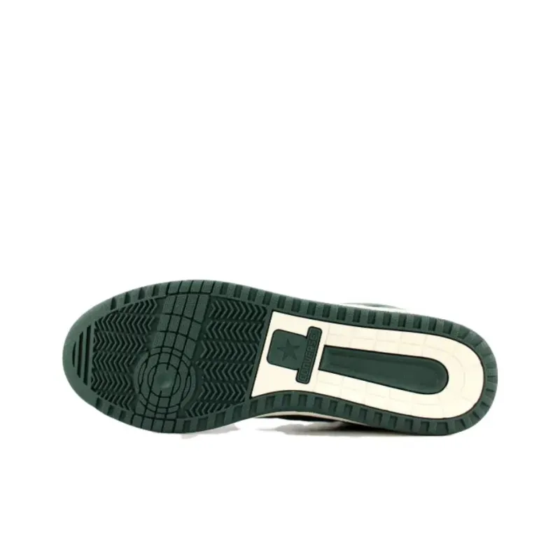 Converse Weapon Anti-Slip Wear-Resistant High-Top Casual Shoes Unisex Green-2