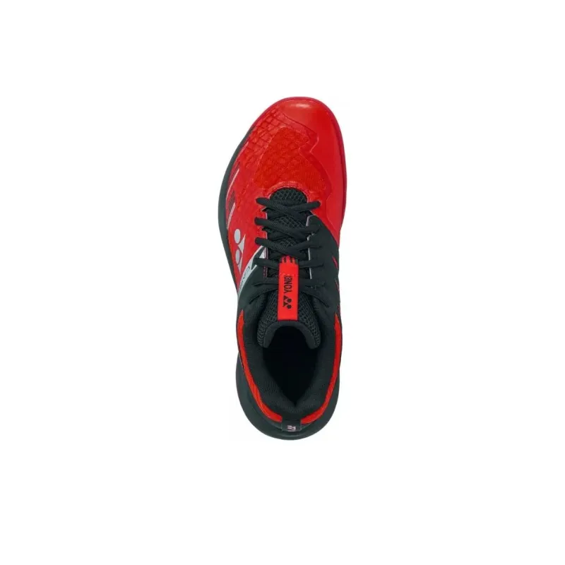 YONEX POWER CUSHION CASCADE ACCEL Anti Slip Wear Resistant Low Top Badminton Shoes Unisex Red Black-2