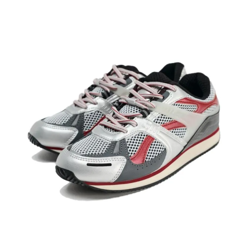 ZARA Cushioning Low-Top Casual Shoes Women's Black Silver-2