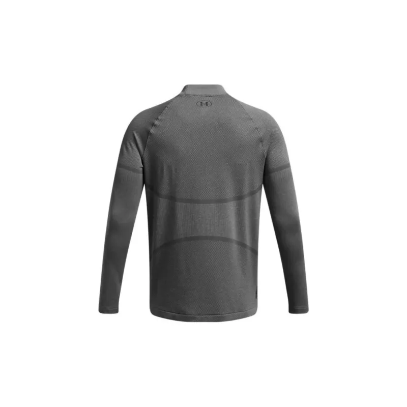 Under Armour RUSH SEAMLESS MOCK T-Shirt Men's Rhinoceros Gray-1