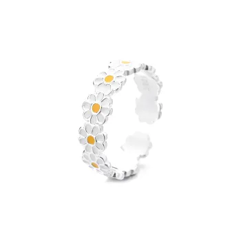 KING OF BLING 925 Sterling Silver, Oil Drip Rings Women's Year Of The Snake Good Luck