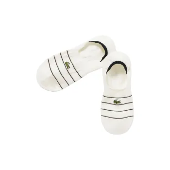 LACOSTE No Show Socks Men's 1 Pack White