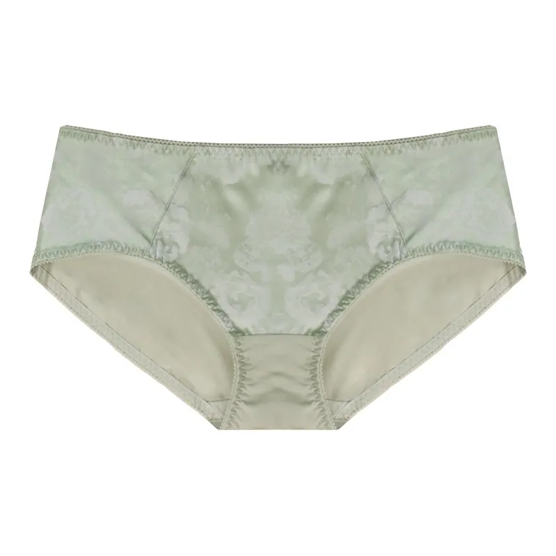 Reunion Underpants Women's 1 Pack Tea Green & White-0