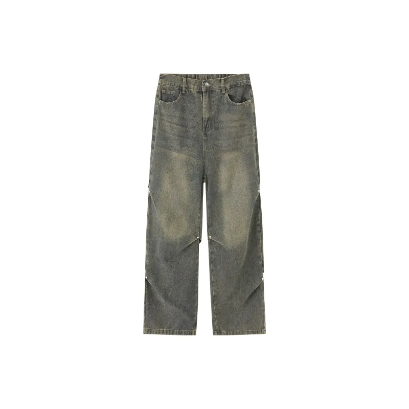 PAINT STAIN Jeans Unisex Dark Purple-184