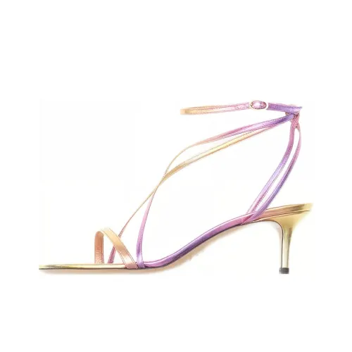 ISABEL MARANT Amily Strap Sandals Women's Metal Pink