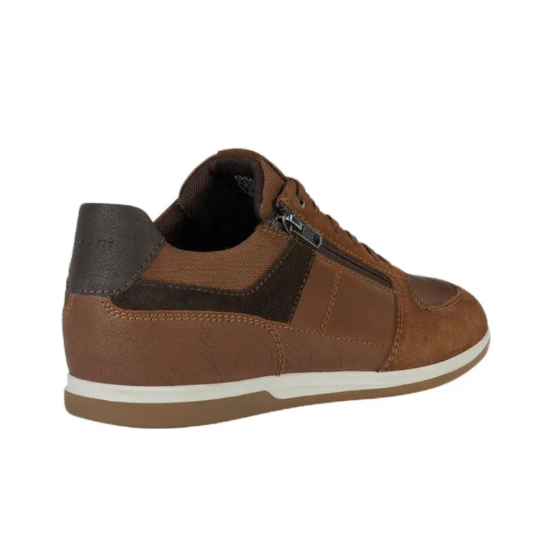 GEOX Renan Anti-Slip Wear-Resistant Low-Top Casual Shoes Men's Brown-3