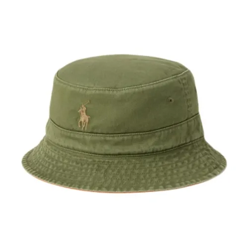 Polo Ralph Lauren Cotton Bucket Hats Men's Green