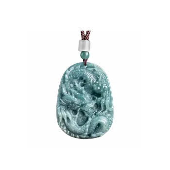 Run Ding Glutinous Jade Jadeite Necklaces Unisex