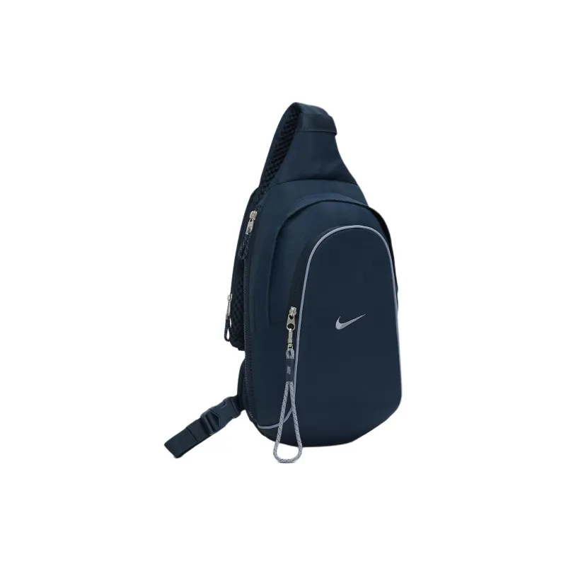 Nike Recycled Polyester One Shoulder Crossbody Sling Bags Regular Unisex Marine Blue-1