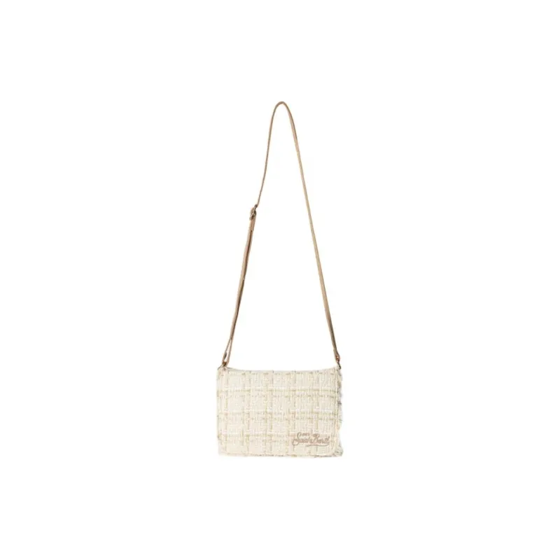 MC2 SAINT BARTHELEMY Woolen Shoulder Bag, Crossbody Bag Women's White-0