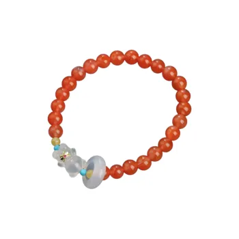JK South Red Agate Bracelets Unisex