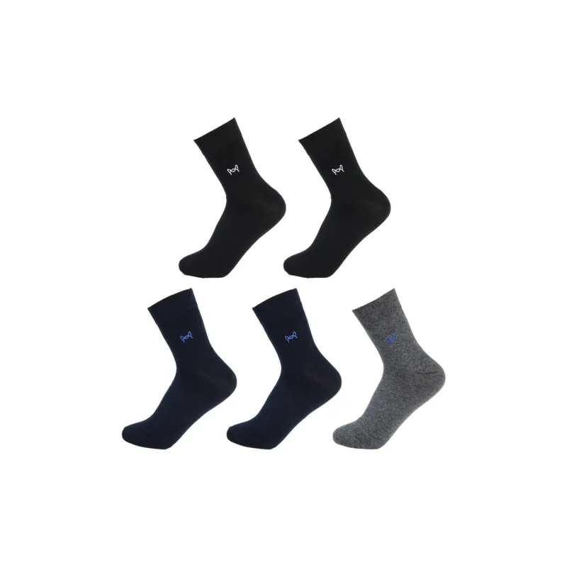 MIIOW Mid Calf Socks Unisex 5 Pack-11