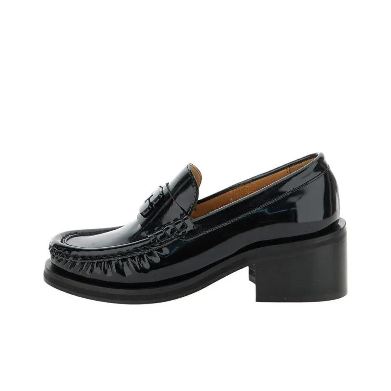 GANNI Loafers 5cm Women's Black-0