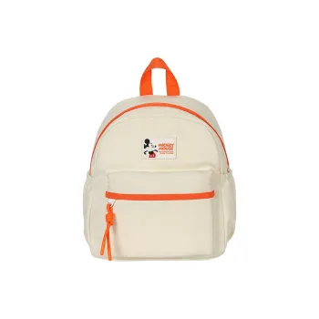 MESUCA Disney Collection Fabric Backpack Regular Unisex White/Orange/Pink