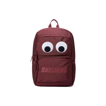 Skechers Fabric Big Eye Backpack Unisex Burgundy Large Eye Patch Single Packaging