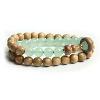 Is Here Milky Agarwood Bracelets Unisex