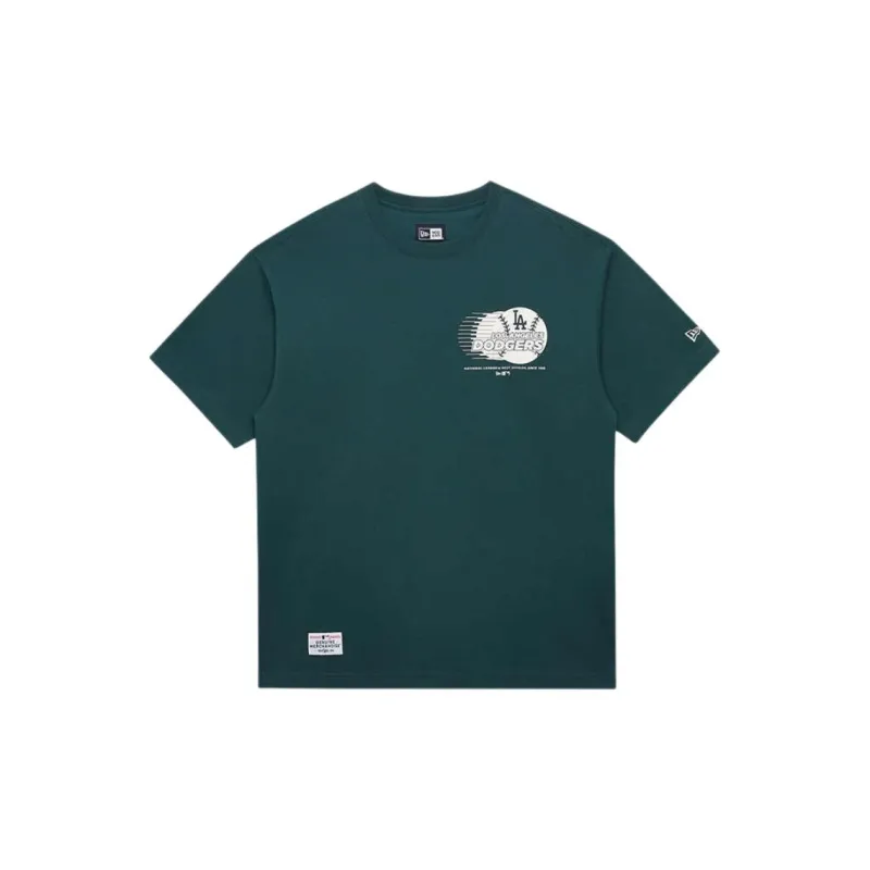 New Era FW24 T Shirt Unisex Dark Green-1