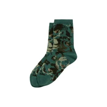 LACOSTE Mid Calf Socks Women's 1 Pack Green
