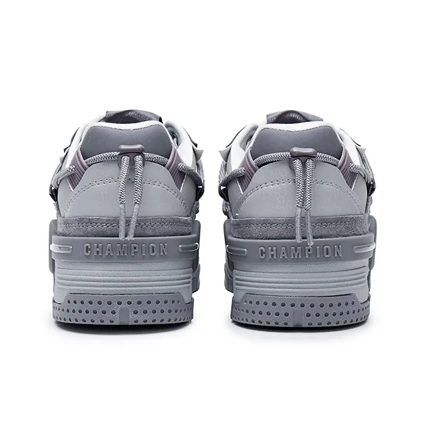 Champion Headphone Shoes Low Top Skateboard Shoes Men's Moon Gray/Smoke Gray-3