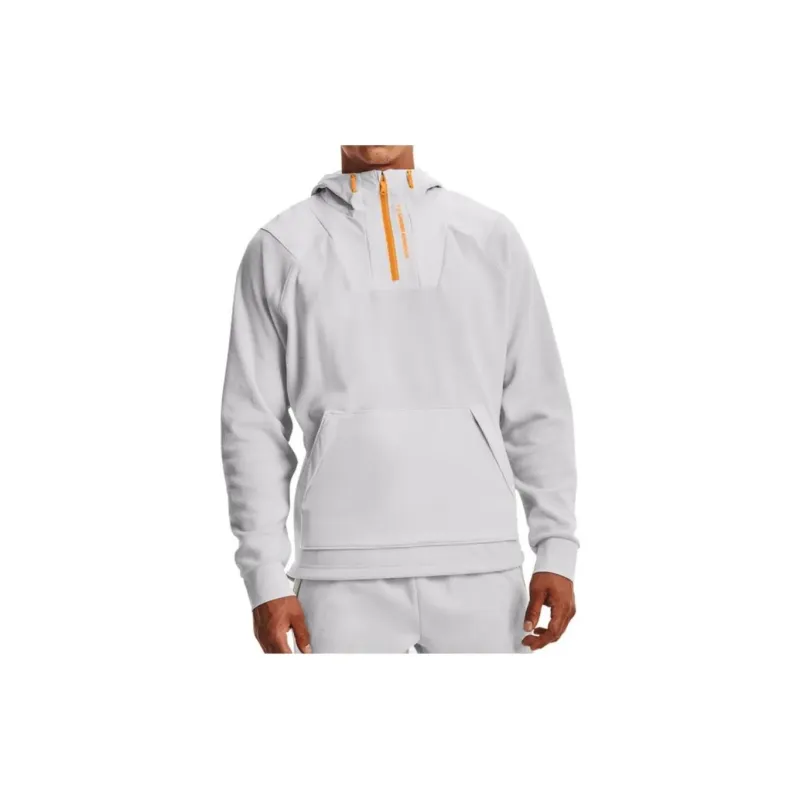 Under Armour RUSH Sweatshirt Men's Gray, Comes With Necklace-4