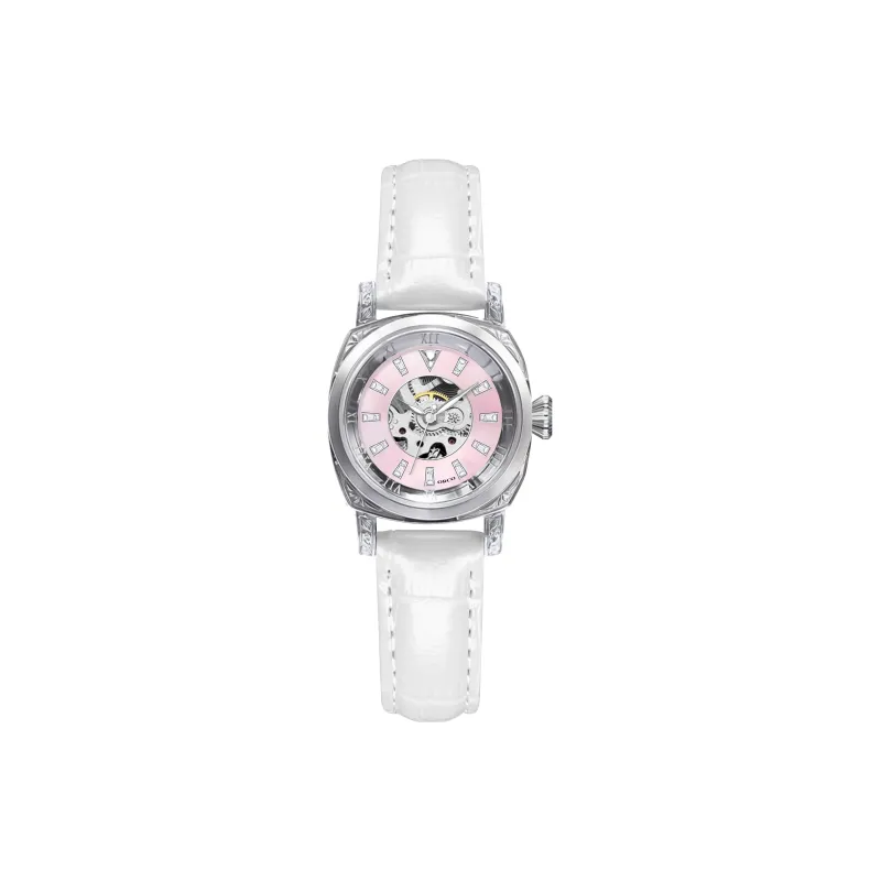 ORCO Automatic Mechanical Movement Watch Women's Watch Pink Watch Dial-7