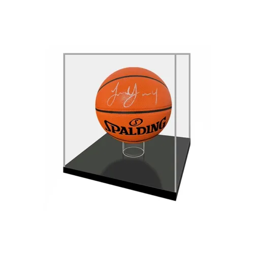 Three For Basketball Fan Supplies With SA Certificate Includes Display Case Orange