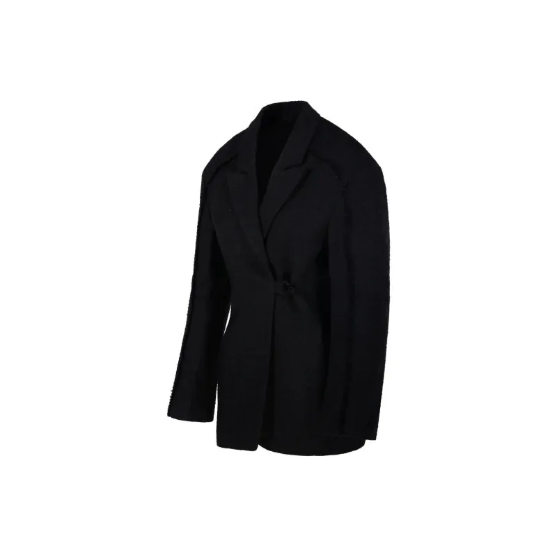 GANNI Tweed Suiting Blazer-2