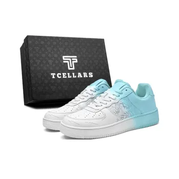 TCELLARS Cushioning Abrasion Resistant Lightweight Height Increasing Mat Low Top Skateboard Shoes Unisex